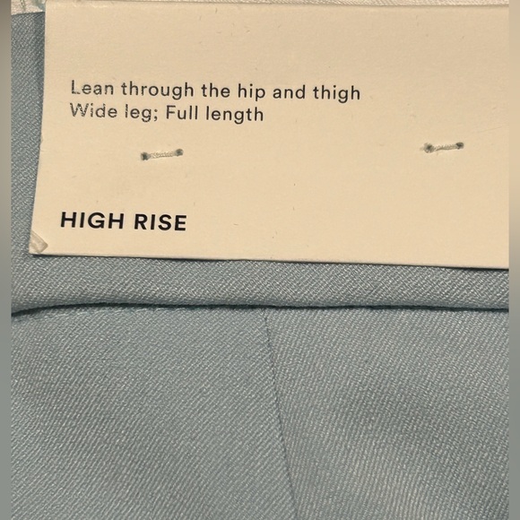 Ann Taylor Baby Blue Wide Leg Pants - Picture 3 of 7